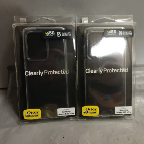 BOX OF APPROX 30 OTTERBOX CLEARLY PROTECTED SKIN PROTECTIVE CASE FOR SAMSUNG GALAXY S20 ULTRA 