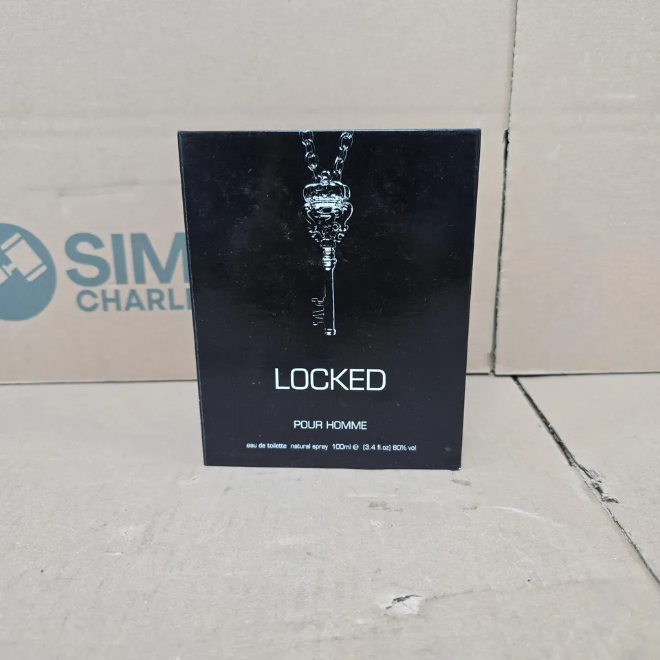 LOCKED POUR HOMME EAU DE TOILETTE SPRAY 100ML BOXED
