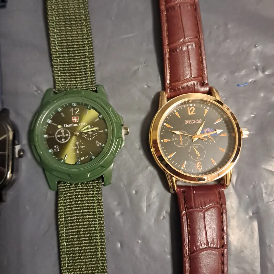 LOT OF 6 ASSORTED FASHION WATCHES