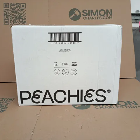 PEACHIES SIZE 04 150 NAPPIES BOXED