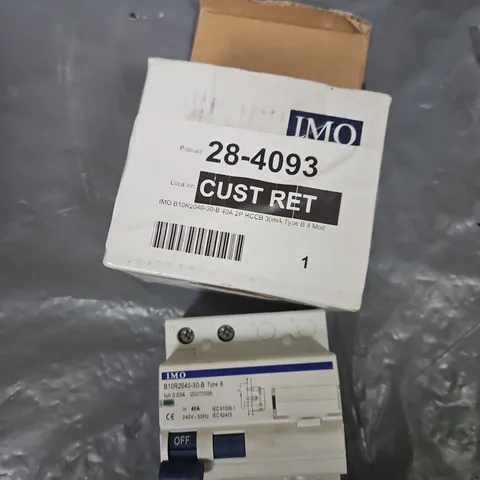 IMO RCCB B10R2040-30-B TYPE B 2P, 40A, 30MA