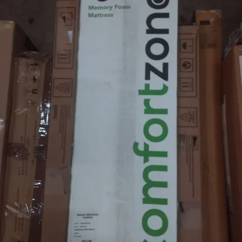 BOXED COMFORT ZONE 18CM MEMORY FOAM DOUBLE MATTRESS