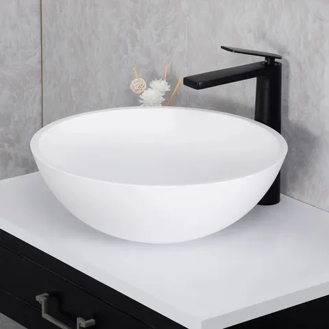 BRAND NEW BOXED TOPRISE REMUS 15.7'' CIRCULAR BATHROOM SINK
