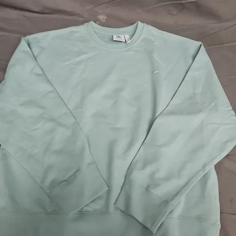 ADIDAS MINT GREEN CREWNECK SWEATSHIRT – UK XL 