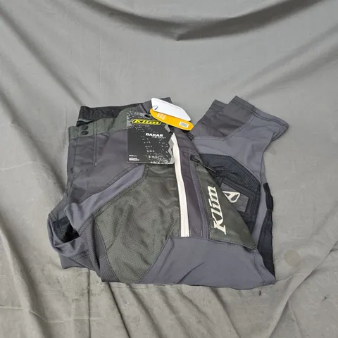 KLIM DAKAR IN THE BOOT PANT IN ASPHALT SIZE 32R