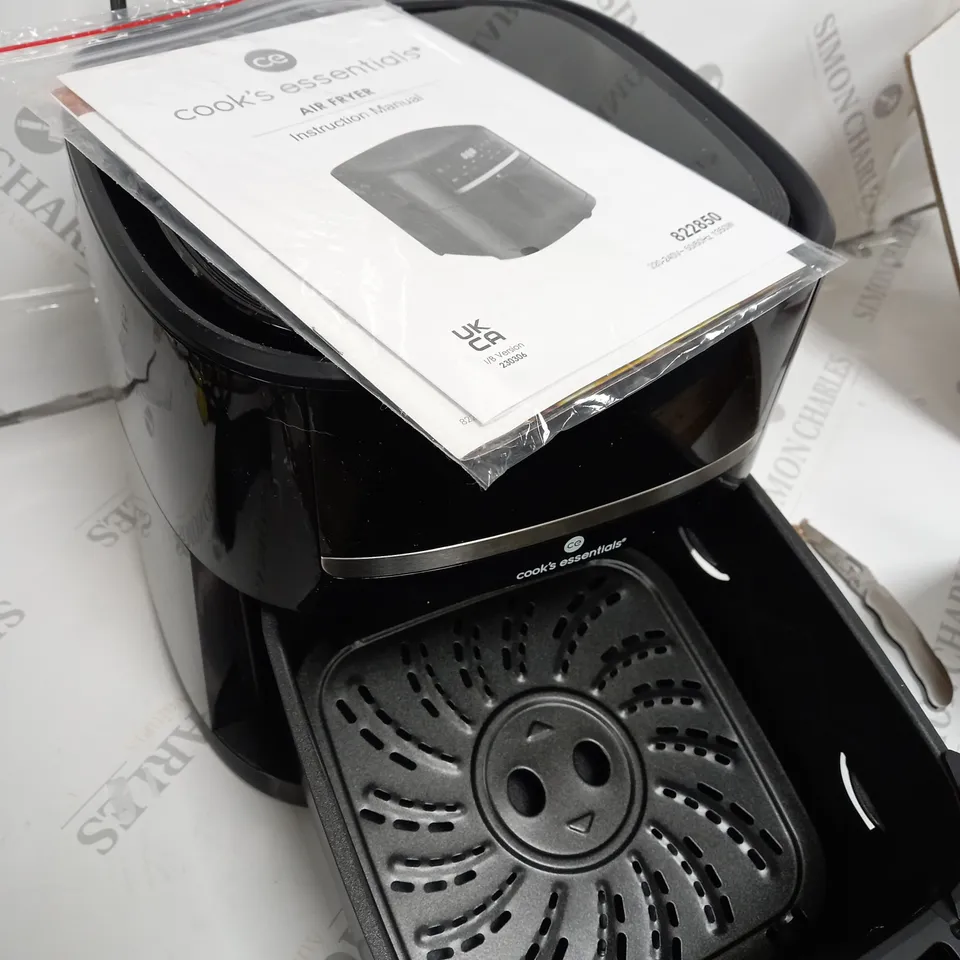 COOK'S ESSENTIALS 4L AIR FRYER BLACK