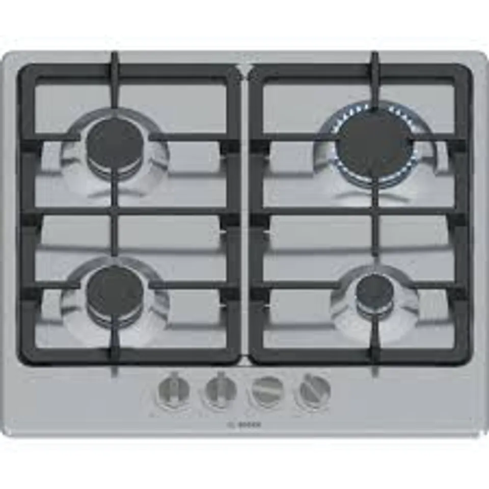 BOXED BOSCH SERIES 4 PGP6B5K90 58CM GAS HOB - STAINLESS STEEL