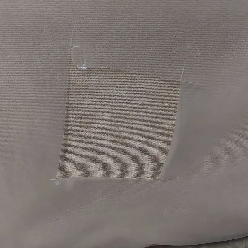 BAGGED 135CM DOUBLE BEIGE FABRIC HEADBOARD 