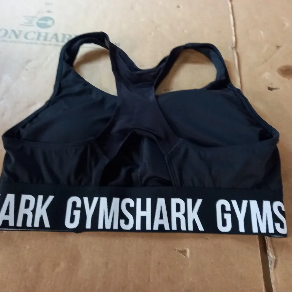 GYMSHARK BLACK TRAINING BRA - M