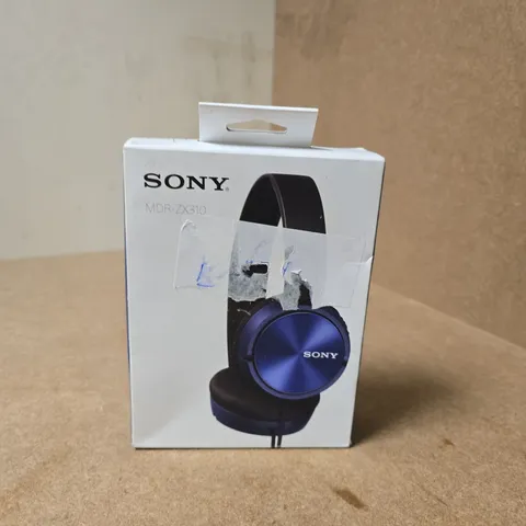 SONY MDR-ZX310 HEADPHONES – BLUE, BOXED