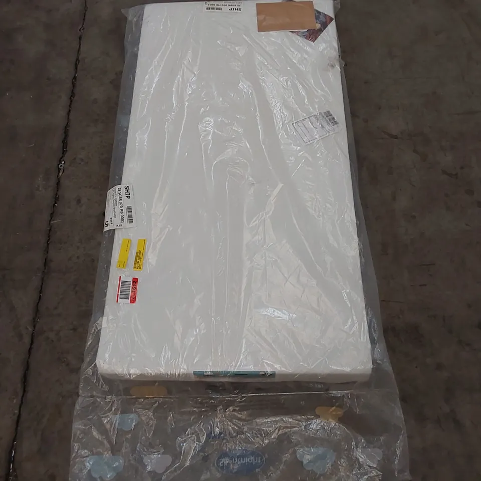 QUALITY BAGGED SILENTNIGHT SAFE NIGHTS ESSENTIALS COT BED 70 X 140CM MATTRESS
