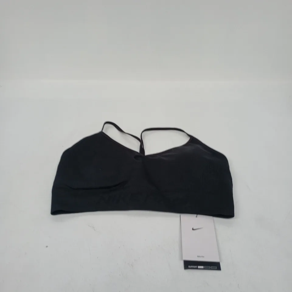 NIKE PRO WOMEN'S SPORTS BRA – BLACK, SIZE M