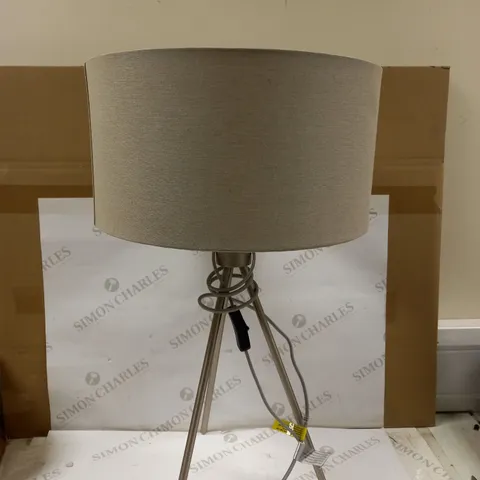 JOHN LEWIS LAMP WITH GREY SHADE
