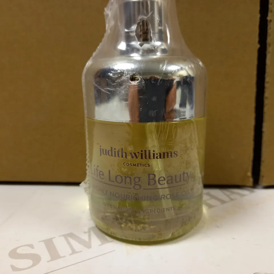 SEALED JUDITH WILLIAMS COSMETICS LIFE LONG BEAUTY HIGHLY NOURISHING ROSE OIL - 100ML