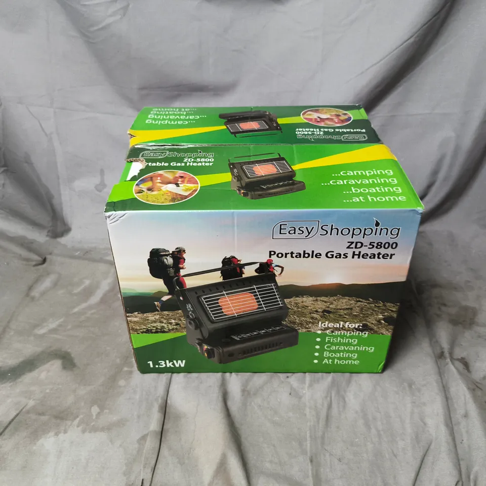 BOXED ZD-5800 PORTABLE GAS HEATER
