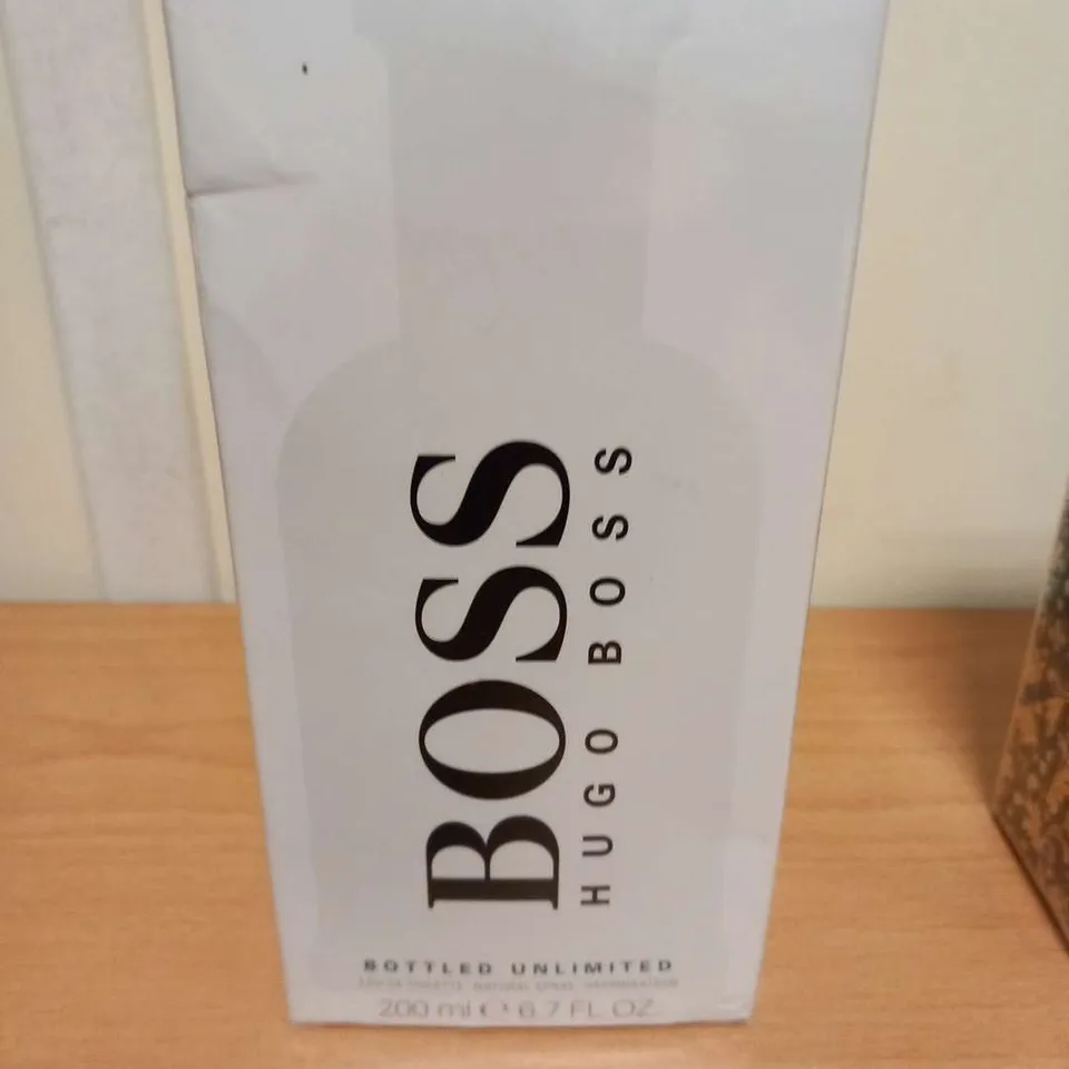 BOXED AND SEALED BOSS HUGO BOSS EAU DE TOILETTE NATURAL SPRAY 200ML