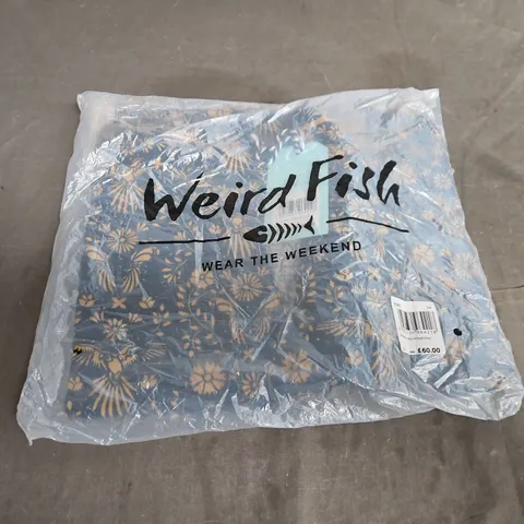 WEIRD FISH ALTHEA LINEN RICH PRINTED DRESS – UK 12