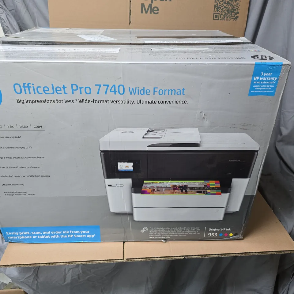HP OFFICEJET PRO 7740 WIDE FORMAT PRINTER – BOXED