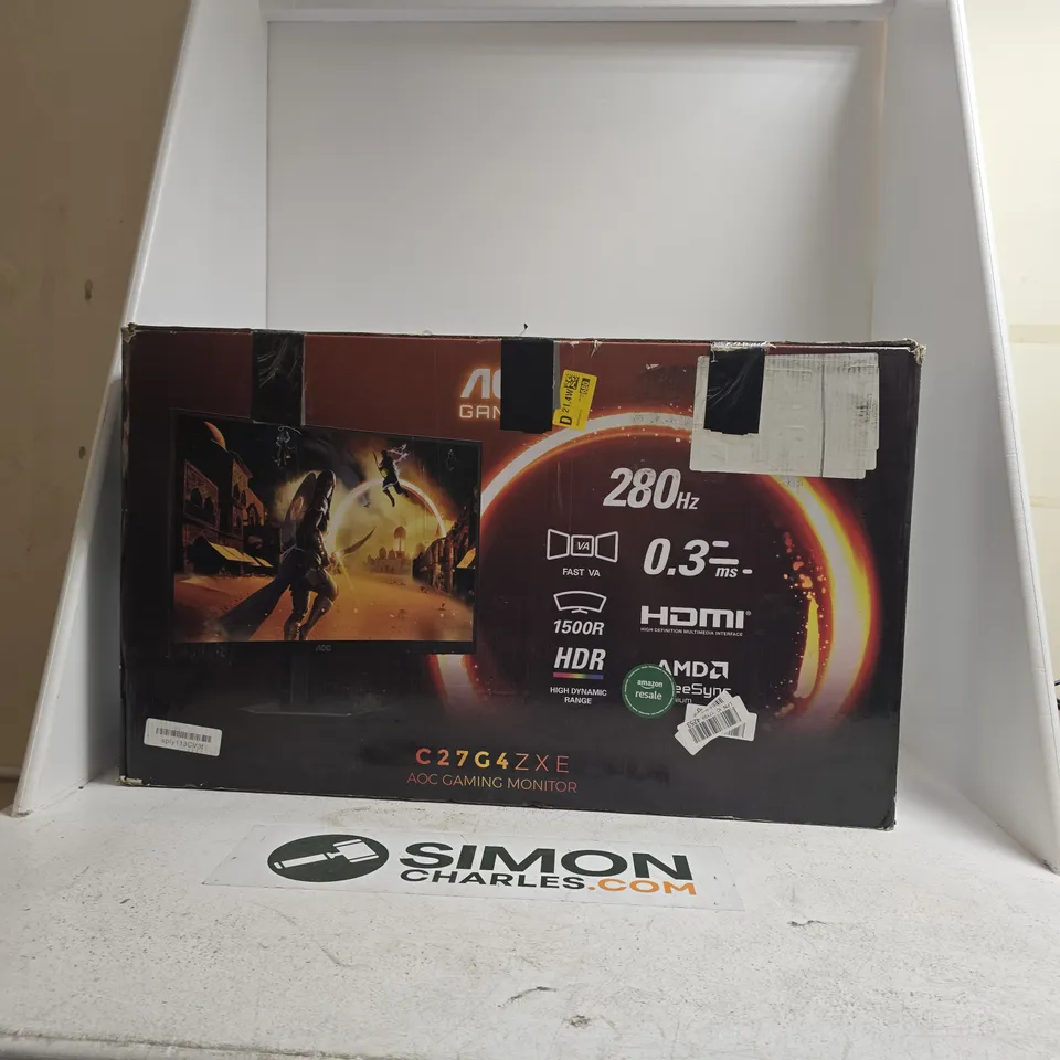 AOC GAMING MONITOR 27-INCH – C27G4ZXE – BOXED