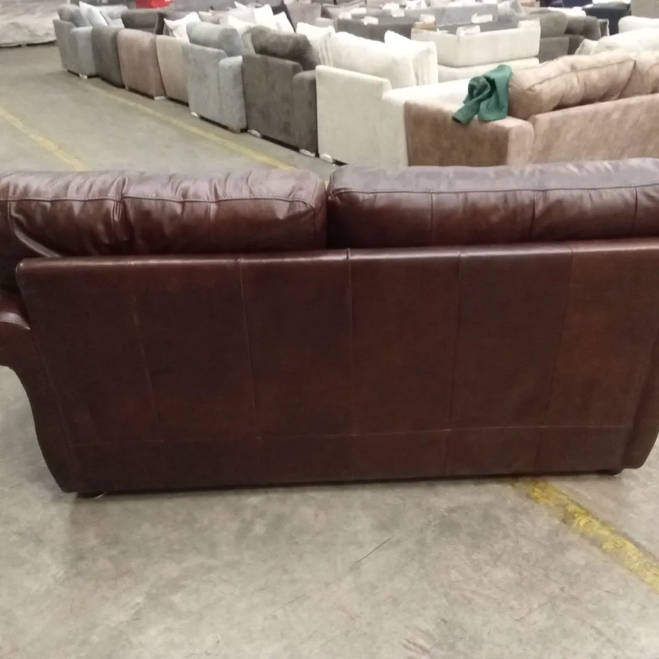 VANTAGE ITALIAN LEATHER 3 SEATER SOFA RRP £1199