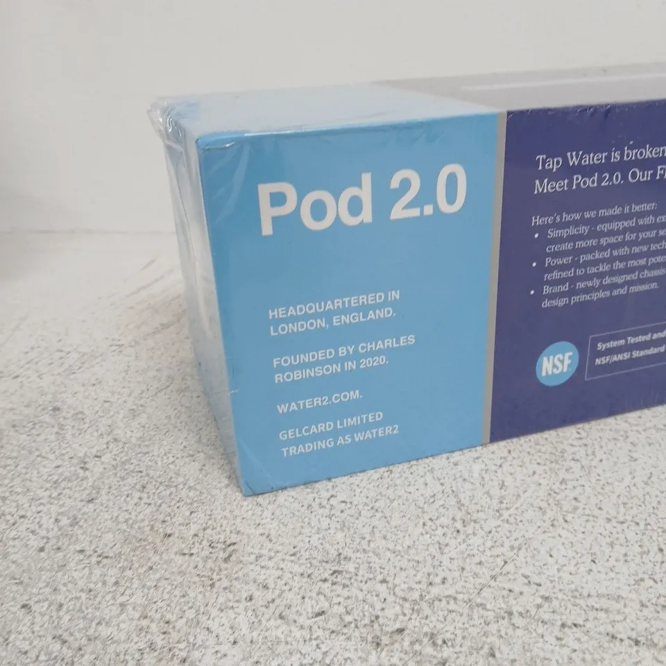WATER2 POD 2.0 – WATER FILTRATION POD, BOXED