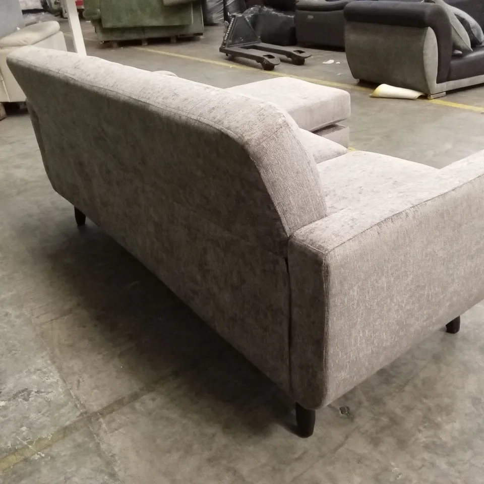 OSLO REVERSIBLE FABRIC CHAISE SOFA - NATURAL RRP £429