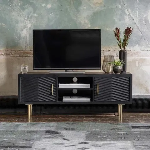 BOXED ATKIN AND THYME FANDANGO MEDIA UNIT - BLACK