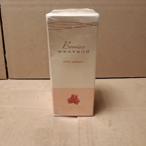 BOXED AND SEALED BERRIES WEEKEND PINK EDITION EAU DE PARFUM 100ML