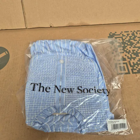 THE NEW SOCIETY STRIPED BLUE DRESS – KID'S, 2Y (UK 2–3 YEARS)