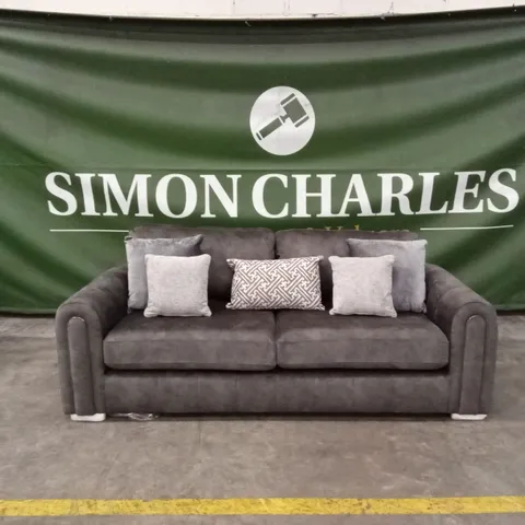 AMARA 3 SEATER SOFA - CHARCOAL