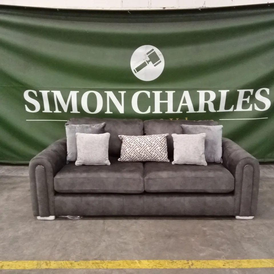 AMARA 3 SEATER SOFA - CHARCOAL RRP £1249