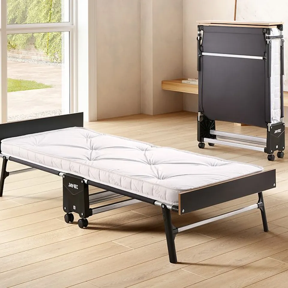 BOXED JAY-BE GP80 GRAND FOLDING BED WITH E-POCKET MATTRESS - 126805 (1 BOX)