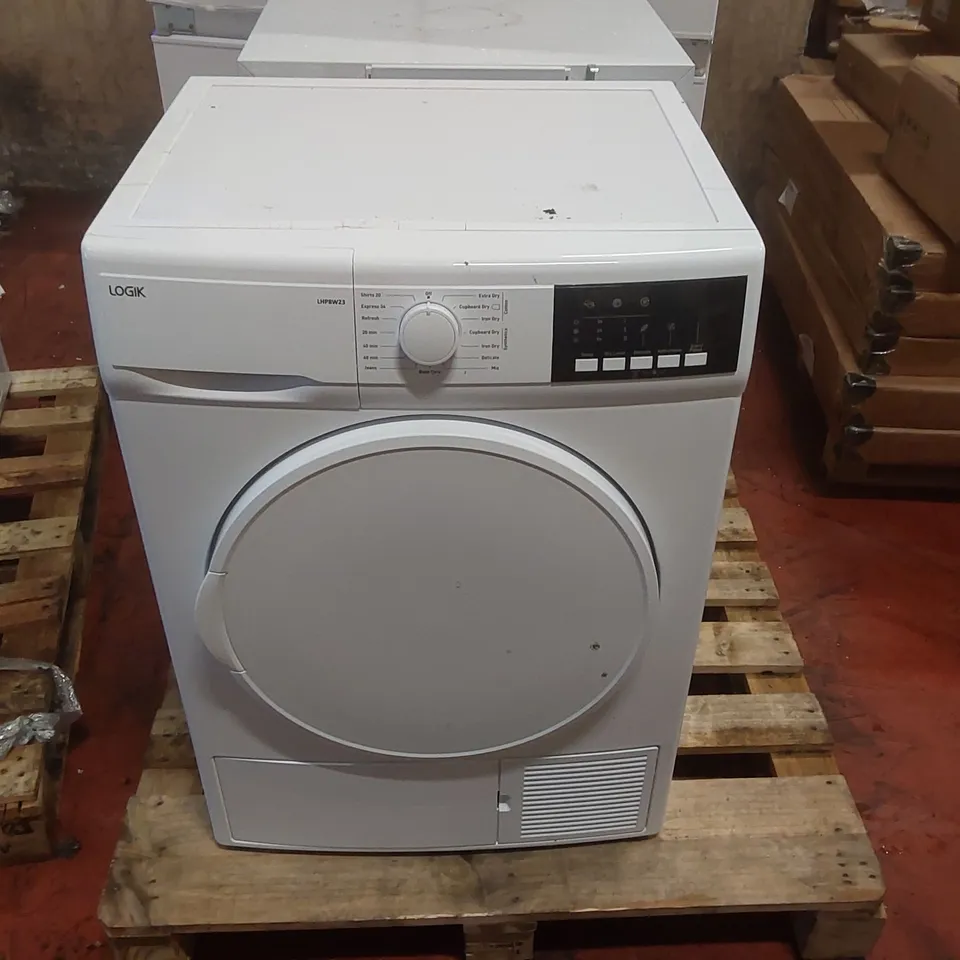 LOGIK LHP8W23 HEAT PUMP TUMBLE DRYER