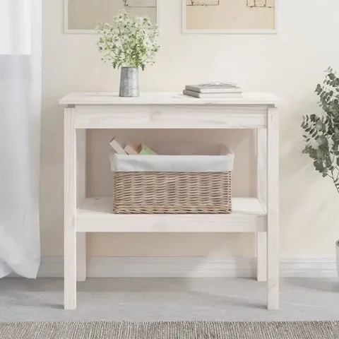 BOXED JOSH-JAMES SOLID WOOD CONSOLE TABLE