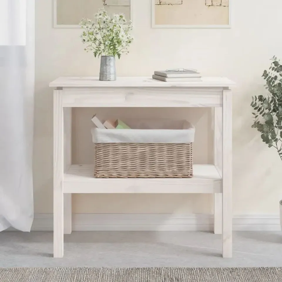 BOXED JOSH-JAMES SOLID WOOD CONSOLE TABLE