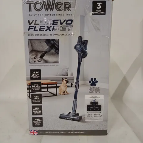 Tower VL SDEVO FlexiPet Cordless Vacuum Cleaner (T513015) – Boxed