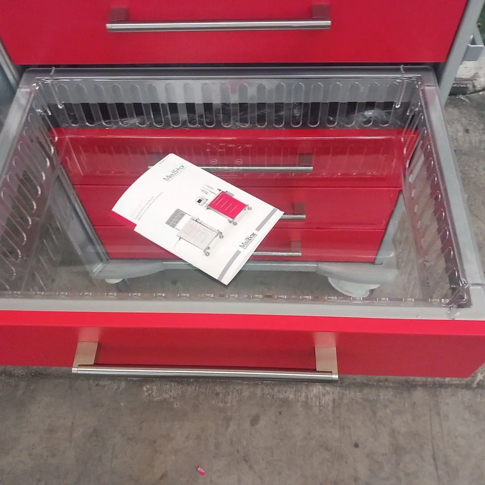 BRAND NEW MEDSTOR MODULE CART WITH 5 DRAWERS 