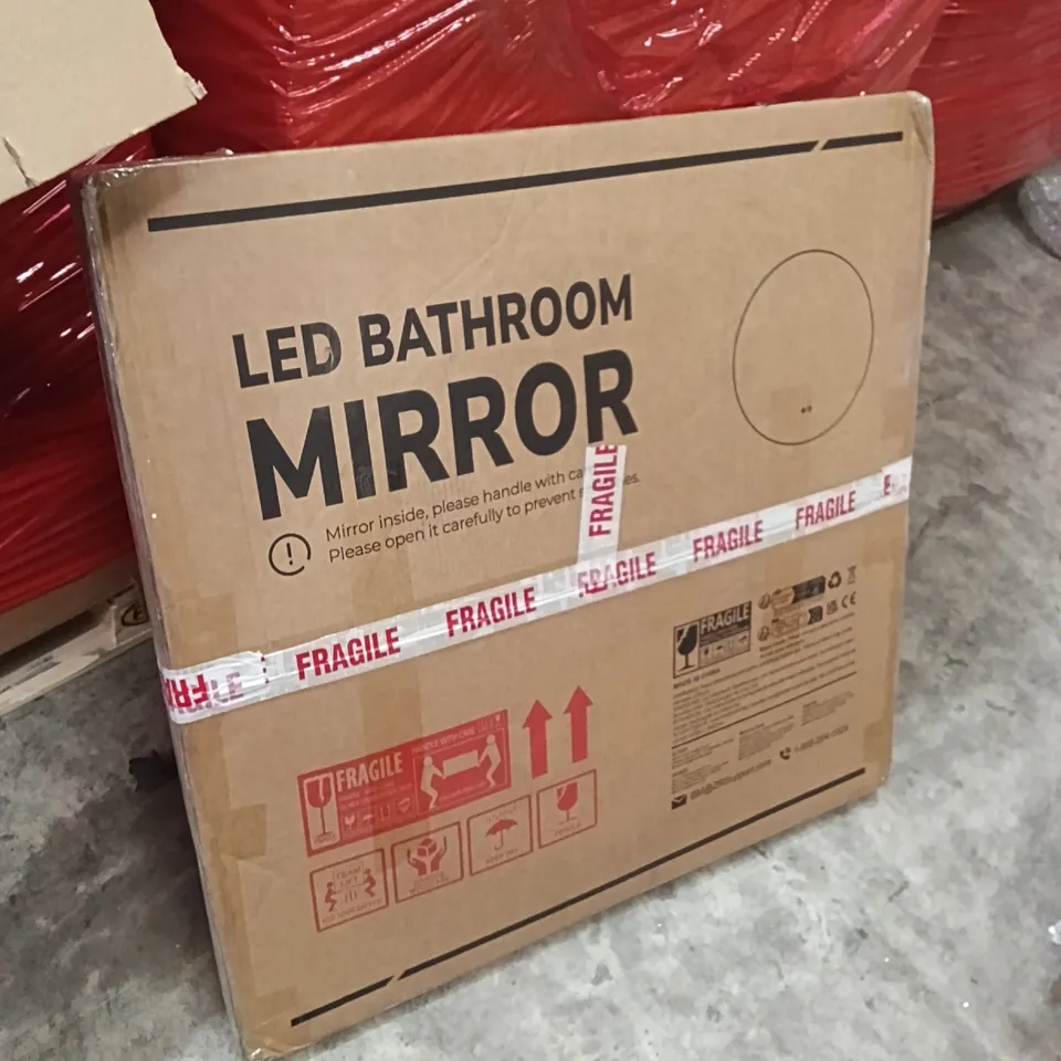 PALLET OF ASSORTED ITEMS INCLUDING - LED BATHROOM MIRROR