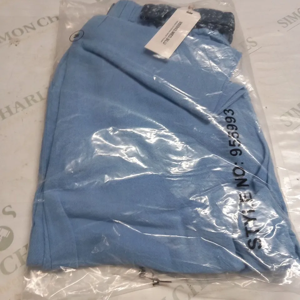 MAISON DE NIMES BLUE BELTED TROUSERS SIZE M
