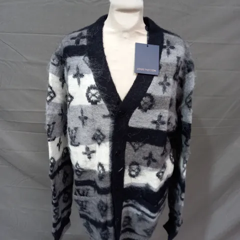 LOUIS VUITTON BUTTON UP KNITTED CARDIGAN - LARGE