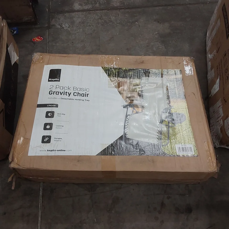 BOXED KEPLIN 2 PACK OF PADDED GRAVITY CHAIRS