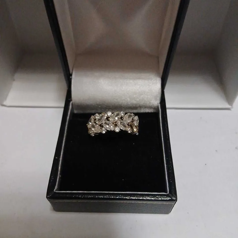 DIAMONIQUE 2CT TW MIXED RING