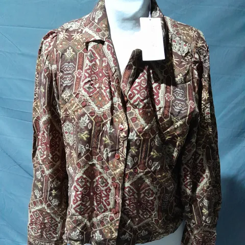 M & S SIENNA MILLER SHIRT SIZE 12 