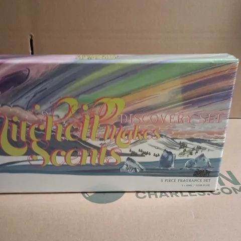 SEALED MITCHELL MAKES SCENTS DISCOVERY SET – 5-PIECE FRAGRANCE SET