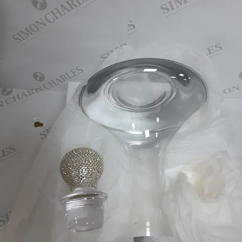 BOXED JULIEN MACDONALD GLASS VASE DECOR
