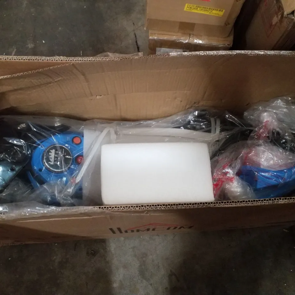 BOXED HOMCOM ELECTRIC MOTORBIKE WITH TWIST GRIP THROTTLE 24V BLUE