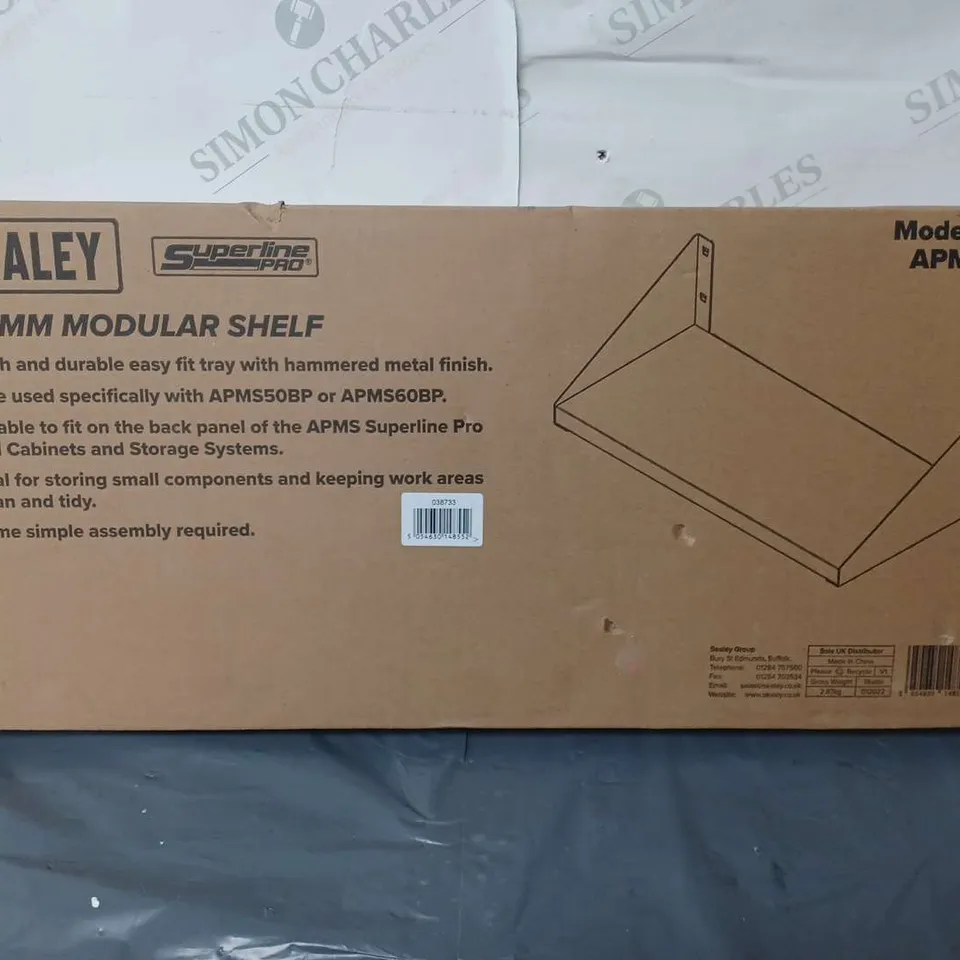 BOXED SEALEY SUPERLINE PRO 645mm MODULAR SHELF