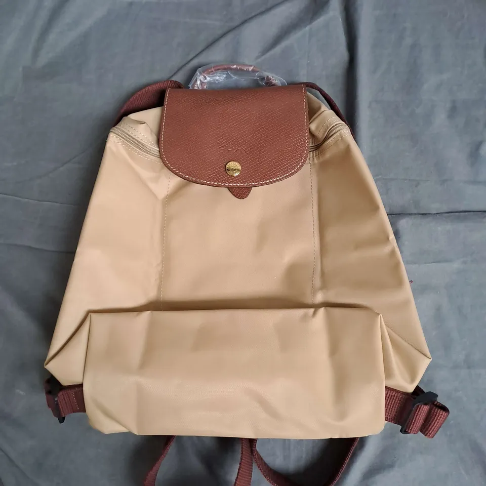 LONGCHAMP SMALL BACKPACK IN TAN