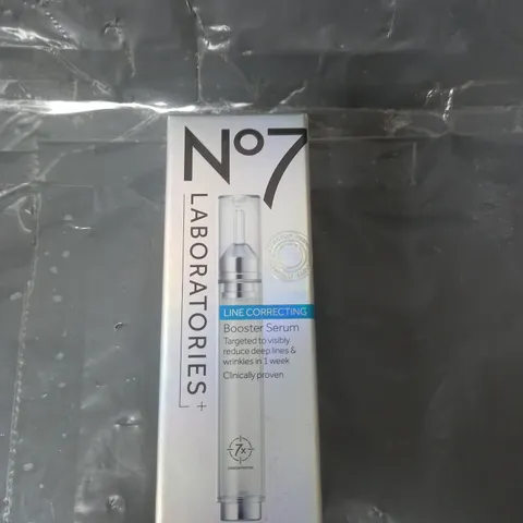 SEALED NO7 LABORATORIES LINE CORRECTING BOOSTER SERUM 15ML