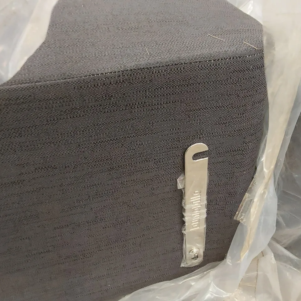 BAGGED DESIGNER 5FT KING SIZE DIVAN BASE - CHARCOAL GREY (2 PIECES)